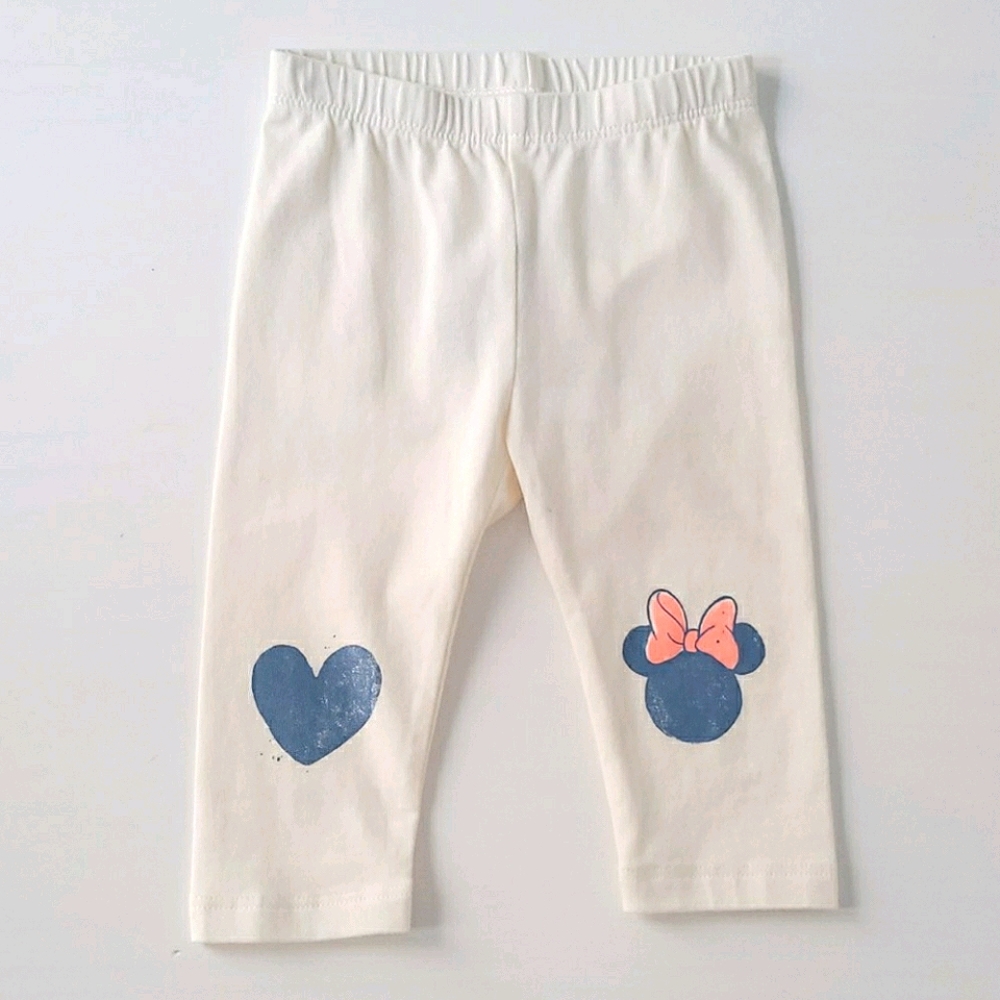 NWT Disney Baby Gap Minnie Mouse Pull on Pants 3-6m